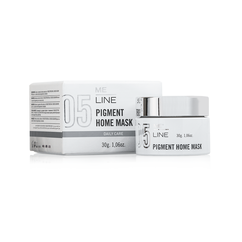 MeLine 05 Pigment Home Mask 30 g, krukke og eske